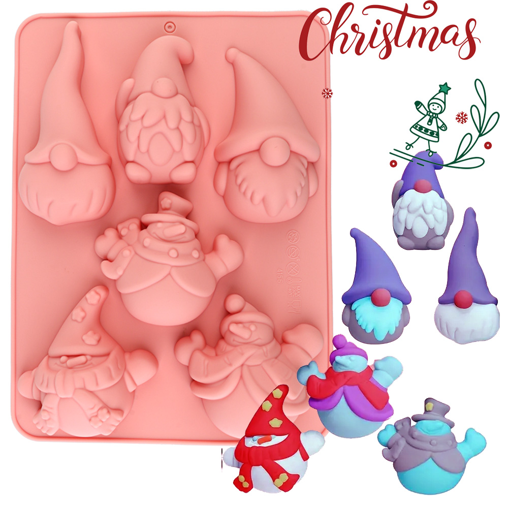 Xmas Candle Making - Stampo in silicone per dolci a