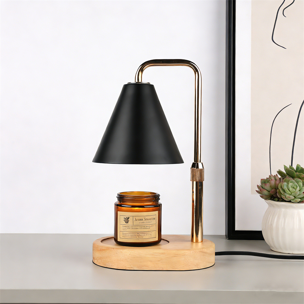 Candle Making Things - Lampada Scaldacandele Nera con Timer, Dimmerabile