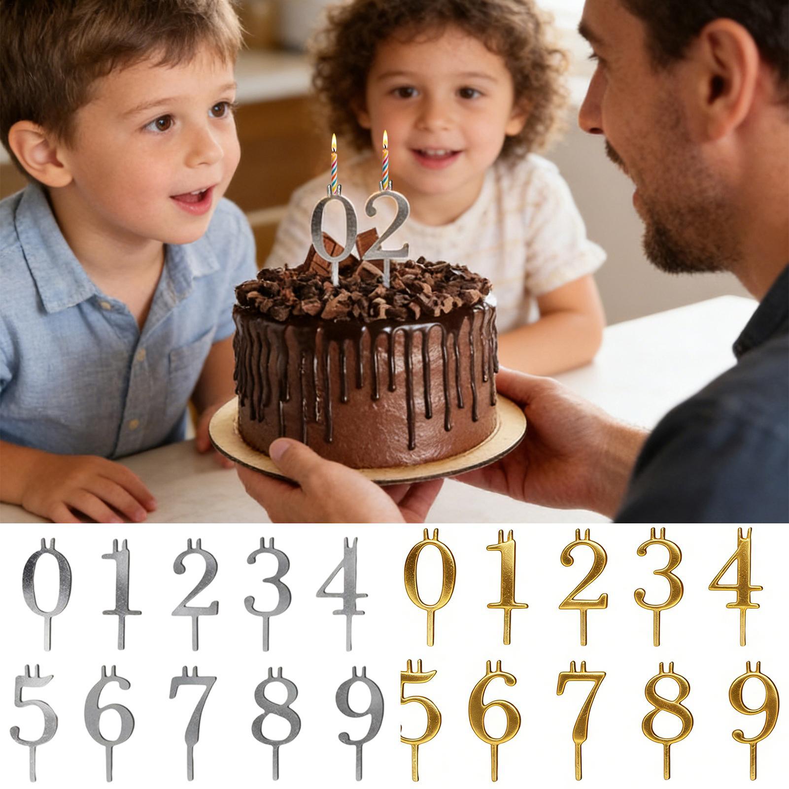 Candle Making Tutorial - Set di 10 Portacandele Numerici in