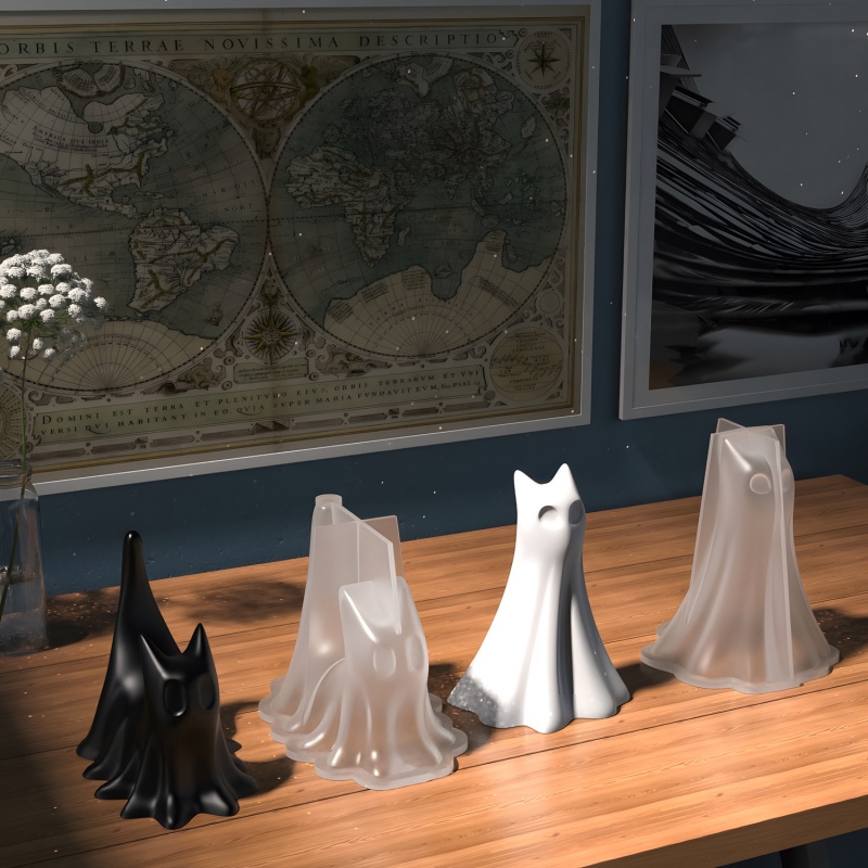 Gatto fantasma Halloween Ornam - Candle Making Things recensione e prezzo