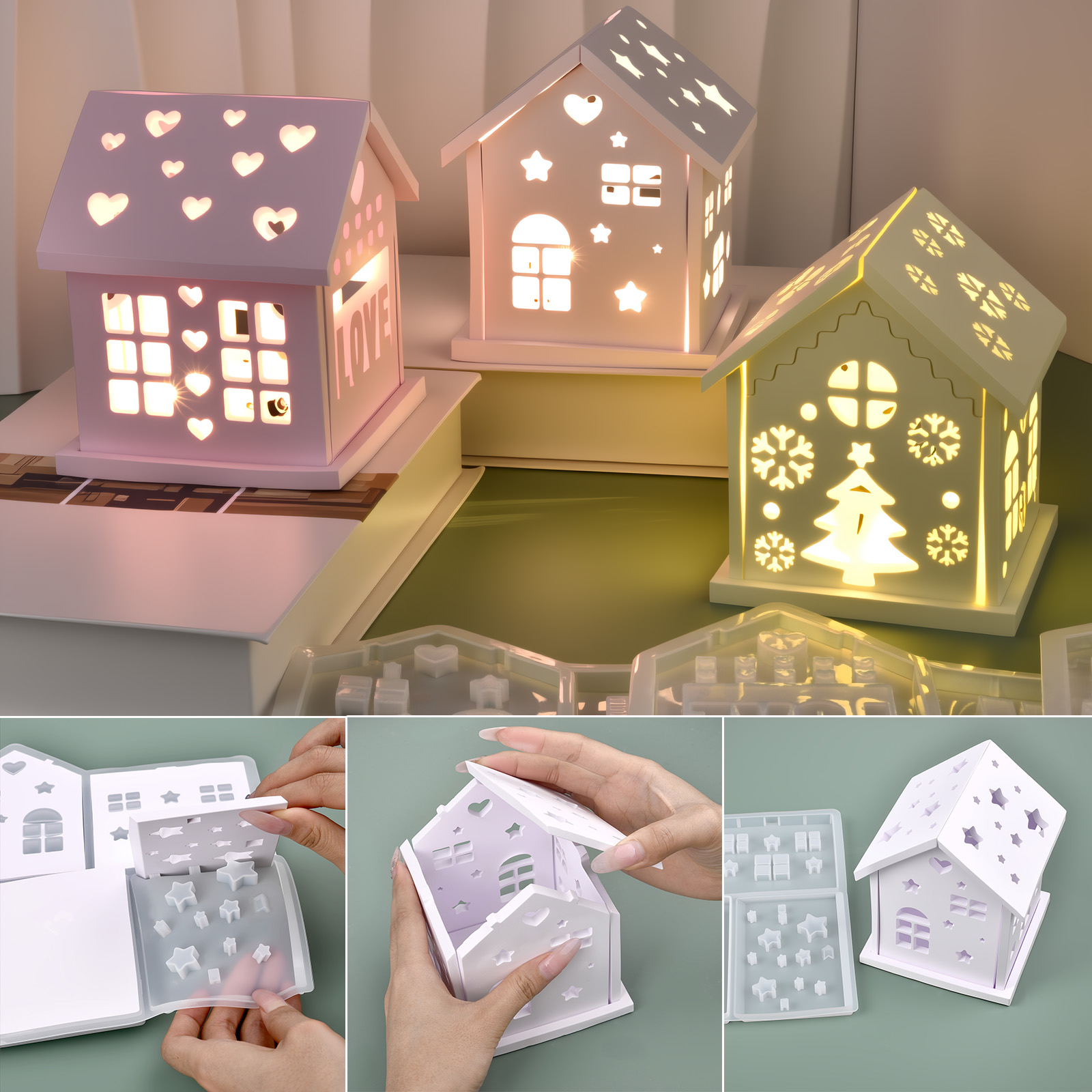 Stampo in silicone per casa 3D - Xmas Candle Making recensione e prezzo