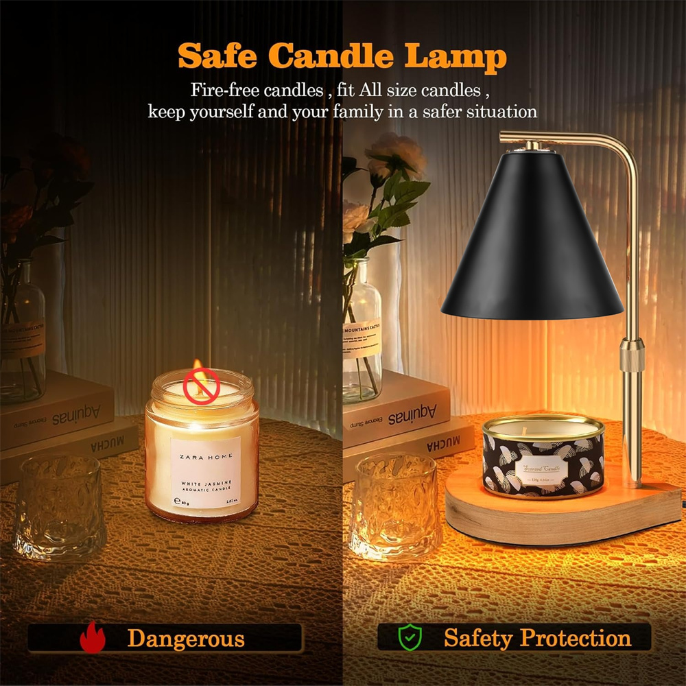 Lampada Scaldacandele Nera con - Candle Making Things recensione e prezzo