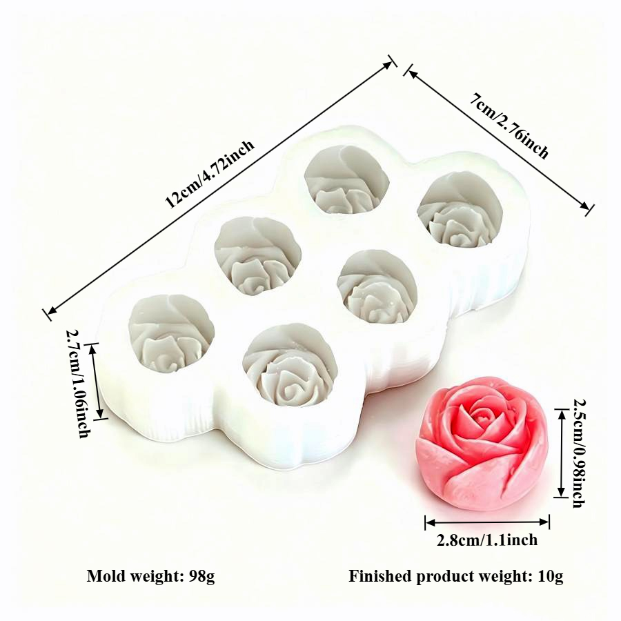 Set di 6 Stampi in Silicone a  - Candle Making For Beginners recensione e prezzo