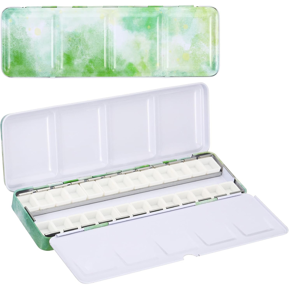 Tavolozza per acquerello vuota - Tin Container Lid recensione e prezzo