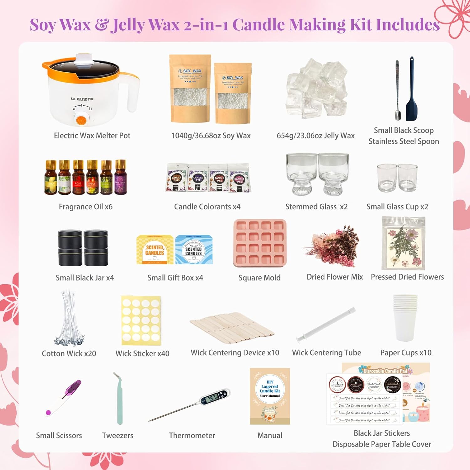 Kit 2-in-1 per Creare Candele  - Candle Making For Beginners recensione e prezzo