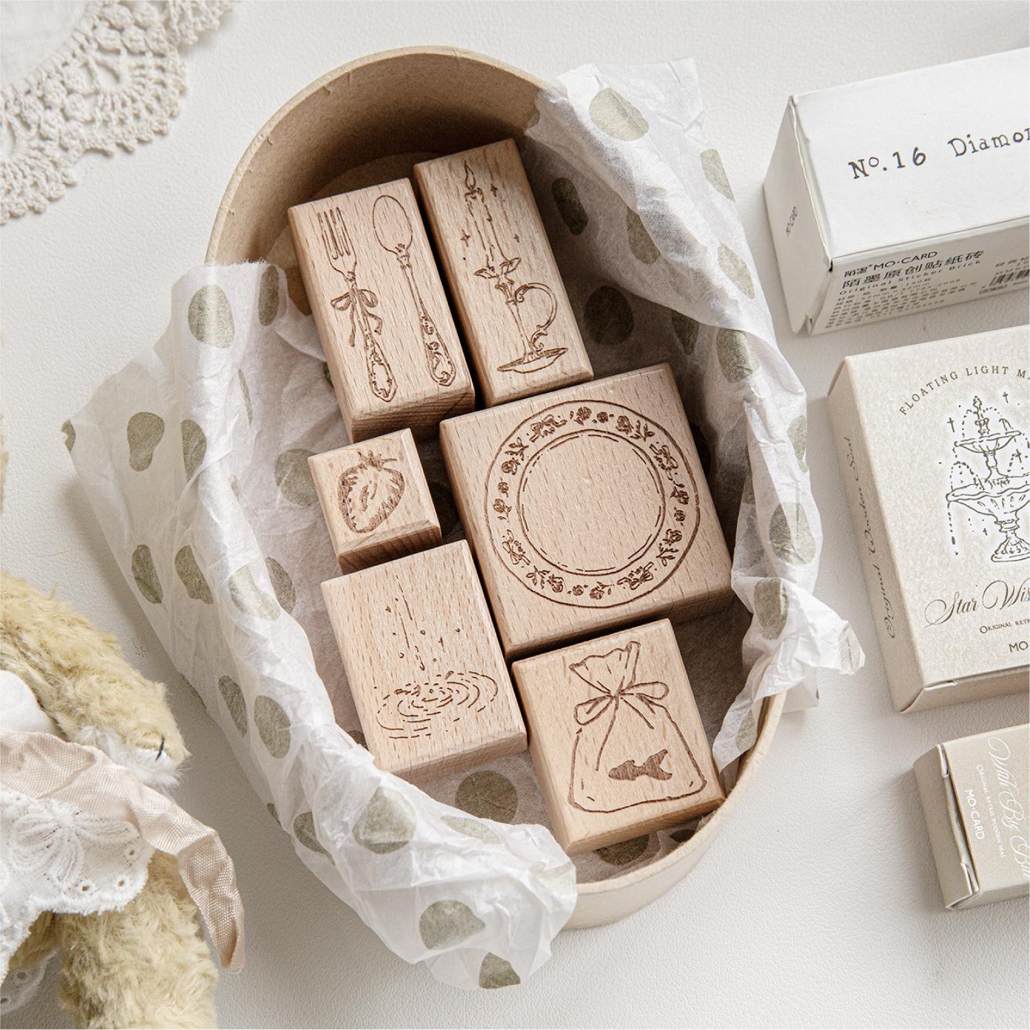 Timbro in legno con design a c - Xmas Candle Making recensione e prezzo