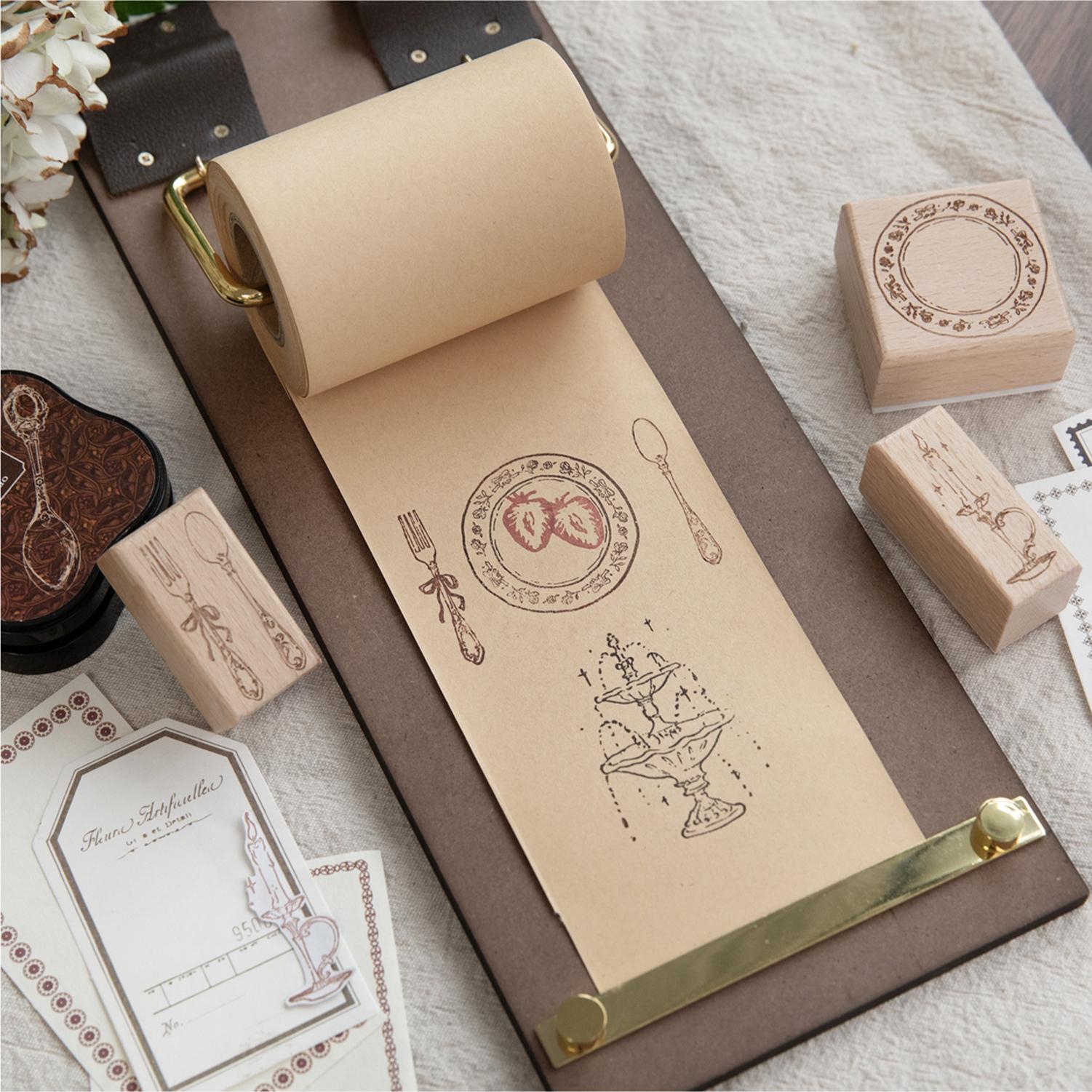 Timbro in legno con design a c - Xmas Candle Making recensione e prezzo