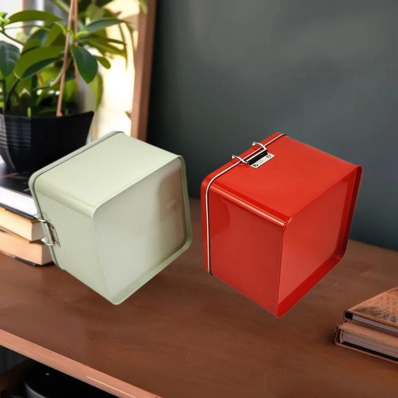 Scatola quadrata per biscotti  - Tin Container Lid recensione e prezzo
