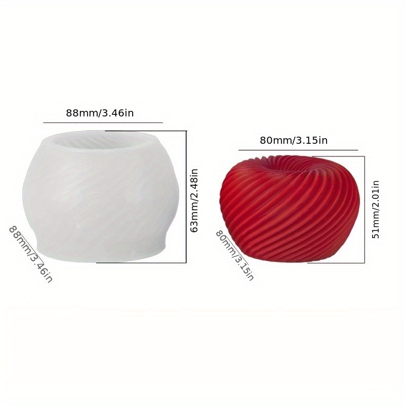 Un stampo in silicone a forma  - Candle Mold Silicone recensione e prezzo